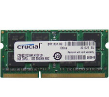 Crucial 8GB DDR3L 1333MHz (PC3L-10600S) SODIMM 204-Pin Memory For Mac Laptop LOT picture