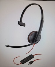 Plantronics Blackwire C3210 On-Ear Mono USB-C Headset - Black picture