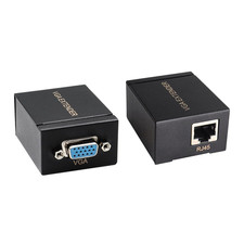 2 Pack VGA Extender Adapter, VGA to RJ45 over Cat5E/Cat6 Ethernet Cabl picture