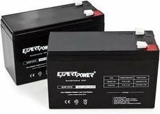 ExpertPower 12V 7.2AH SLA Battery, np7-12, bp7-12, ps-1270, ub1280, cy0112-2PACK picture