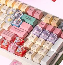 Official Sanrio Resin Keycap Hello Kitty Kuromi Cinnamoroll My Melody Pochacco picture