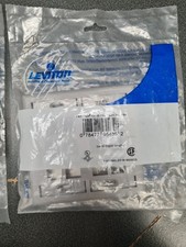 (3) Leviton 42080-12G Quickport Wallplate, Dual Gang, 12-Port, Gray, UNOPENED picture
