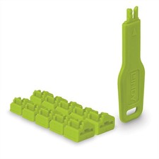 Lindy W128911992 47894 RJ45 Port Locks Green 10x + 1 Key ~E~ picture
