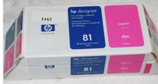 HP 81 Magenta INK & Printhead & Cleaner C4992A VALUE PACK - DJ 5000 5500 5500ps picture