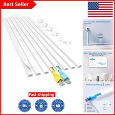 113-inch Cord Hider - Sleek Cable Concealer, Easy Self-Adhesive Installation picture