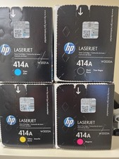 HP 414A ink cartridges (4) colors picture