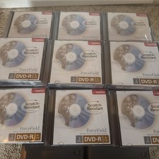 Lot Of 30 Packs Of Sealed 5pack Imation Dvd-R's And Lot Of 13 Black Cases picture