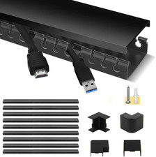 Cable Raceway Kit, Stageek Cable Management System Open Slot Wiring Raceway Duct picture