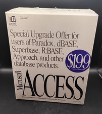 (BoxHH) Vintage Microsoft Access 1993 v1.0 - Museum Piece New In Box picture