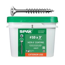 SPAX #10 x 3 Exterior Flat Head Deck Wood Screws Construction Torx T-Star Plu... picture