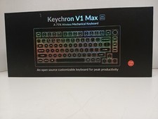 Keychron V1 Max Wireless 75% RGB Mechanical Keyboard With Brown Switches picture