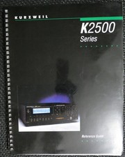 KURZWEIL K2500 SERIES Reference Guide KEYBOARD Program Files SCSI Piano EFFECTS picture