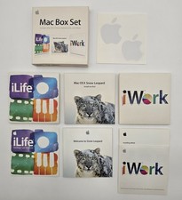 Apple Mac Box Set Mac OS X Snow Leopard iLife 11 iWork 09 MC680Z/A Mint picture