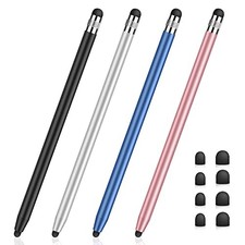 MEKO Stylus Pen 4-Pack with Replacement Rubber Tips Compatible with iPad iPhone picture