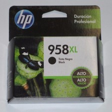 Genuine HP 958XL Black High Yield Ink Carts (L0R41AL) Office Jet Pro. Rare Item picture