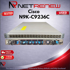 Cisco N9K-C9236C Nexus 9200 w/ 36x 40/100G QSFP28 Switch Back to Front picture
