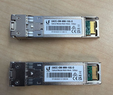 Lot of 2 Ubiquiti UACC-OM-MM-10G-D-2 10G SFP+ MM Fiber Modules picture