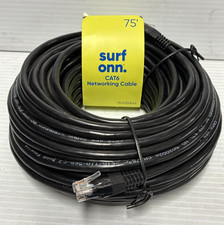 NEW Surf onn. 75ft CAT 6 Networking Cable (22.8m) RJ45 Connectors 1 Gbps picture