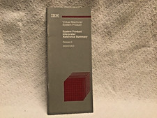 IBM VTG virtual machine/system product interpreter reference summary release 5 picture
