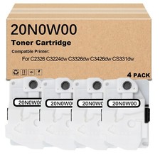 4 Pack 20N0W00  Waste Toner Cont for C2326 C3224dw C3326dw C3426dw CS331dw picture