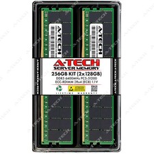 A-Tech 256GB 2x 128GB 2Rx4 PC5-51200R DDR5 6400 MHz EC8 RDIMM Server Memory RAM picture