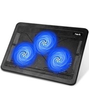 Cooling Pad for 15.6-17 Inch Laptops, Ultra-Slim Design, Quiet Fans, Black picture