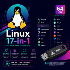 🔥 EPIC 17 LINUX OPERATING SYSTEMS IN ONE USB | MULTIBOOT | FAST SHIP picture