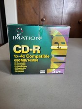 IMATION CD-R 650MB 74min Recordable 1X-4X ~ 3 in jewel case picture