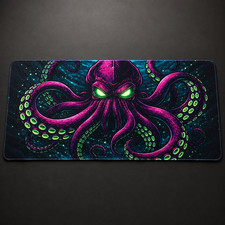 Kraken Octopus Sea Monster Gaming Mouse Pad XL Extended Desk Mat Non-Slip picture
