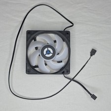 AVC 120mm 12V 4-Pin Ball Bearing Case Fan 1900RPM 49.13CFM Black/White picture