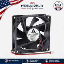 80mm x 25mm Brushless Dual Ball Cooling Fan - 59 CFM Airflow, 12V Performance picture