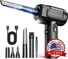 Compressed Air, Limpiador De Aire Eléctrico Multiusos Para Limpiar Polvo NEW US. picture