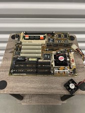 M520 Socket 7 Motherboard w/intel Pentium-S Processor 166Mhz TESTED 2A59Ht5B picture