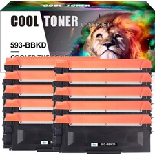 10-Pk/Pack E310 Toner Cartridge For Dell E310DW E515DN E515DW E514DW 593-BBKD picture