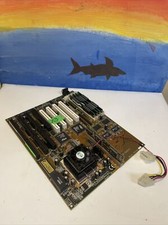Gigabyte GA-586ATV Socket 7 Motherborad w / CPU +Ram picture