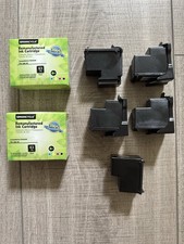5 63XL EMPTY Genuine HP Ink Cartridges Black. picture