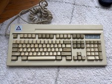 Leading Edge DC-3014 Blue Alps SKCM Keyboard Rare Vintage picture