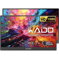 Kado Dual 2-Pack Portable Monitor 15.6-Inch 1920x1080 USB-C HDMI IPS Display picture