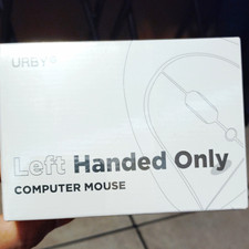 URBY Wireless Left-Handed Computer Mouse Plug & Play, Battery Included picture