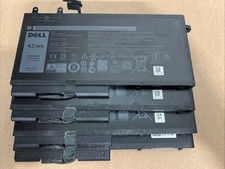 Lot of (4) Genuine Dell Battery XV8CJ 1V1XF 7VTMN Precision Latitude w/ Cable picture