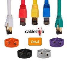 CAT8 SFTP Ethernet Patch Cord 40Gbps Super Speed Cable LAN Wire 0.5FT-75 FT LOT picture