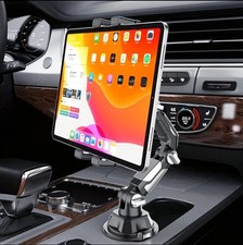 New Robotic Arm Tablet Stand, iPad Cup Holder Car Mount Heavy Duty 360° Rotation picture