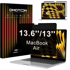 OMOTON Magnetic Privacy Screen for MacBook Air 13.6/13 Inch (2022-2025, M2, M... picture