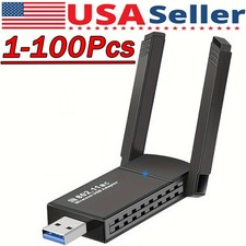 USB 3.0 Wireless WIFI Adapter 1300Mbps Long Range Dongle Dual Band Network Lot picture