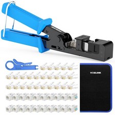 Speed Termination Keystone Tool For Vce 90degree Keystone Jacks Bundle With 20pa picture