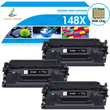 1-4 High Yield Black Toner (WITH CHIP) For HP 148X W1480X LaserJet Pro 4001 4101 picture
