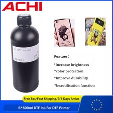 ACHI 1*500ml Varnish For Epson XP600 TX800 Nozzle UV/UVDTF Printer EU picture