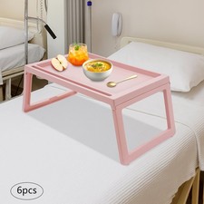 6 Set Lap Desks Foldable Laptop Desk Tray Table Computer Bed Stand Pink picture