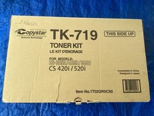 NEW Genuine CopyStar TK-719, Kyocera TK-717 Black Toner Cartridge picture