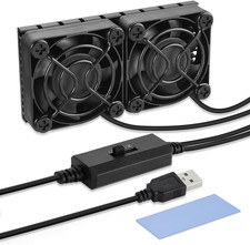 Computer Fan USB 40Mm Dual Row 2 in 1 USB PC Fans with 3 Adjustable Speeds 6500R picture